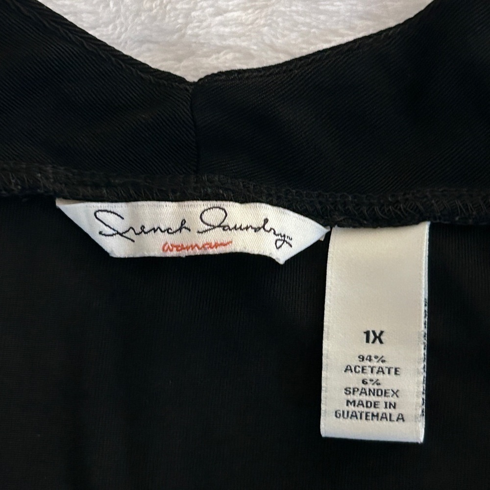 French Laundry brand women’s Black Tank top size 1X. 6 % Spandex, 94 % A…​​​​​ - Picture 14 of 14